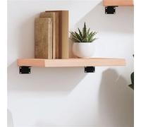 vidaXL Wandschap 40x20x4 cm onbehandeld massief eikenhout363504 Marron G