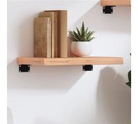 vidaXL Wandschap 40x30x(2-4) cm behandeld massief eikenhout lichtbruin363627 Marron G