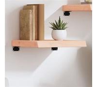 vidaXL Wandschap 40x40x(2-6) cm onbehandeld massief eikenhout363511 Marron G