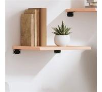 vidaXL Wandschap 40x40x2 cm onbehandeld massief eikenhout363509 Marron G