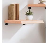 vidaXL Wandschap 40x60x(2-6) cm onbehandeld massief eikenhout363517 Marron G