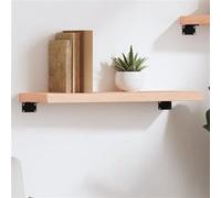 vidaXL Wandschap 60x20x4 cm onbehandeld massief eikenhout363522 Marron G