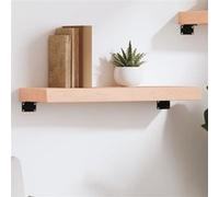 Vidaxl Étagère Murale 60x20x6 Cm Bois De Chêne Massif Non Traité Marron