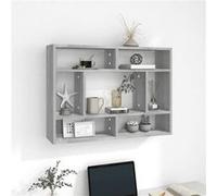 vidaXL Étagère murale Sonoma gris 75x16x55 cm Bois ingénierie 815844