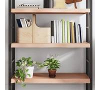 vidaXL Étagère murale marron clair bois chêne massif traité