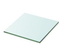 vidaXL Wandschap transparant 30x30 cm glas243811 Transparent G
