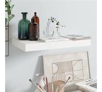vidaXL Wandschap zwevend 40x23x3,8 cm MDF hoogglans wit323742 Blanc G