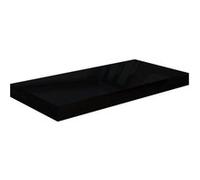 vidaXL Wandschap zwevend 50x23x3,8 cm MDF hoogglans zwart323766 Noir G