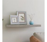 vidaXL Wandschap zwevend 60x23,5x3,8 cm MDF betongrijs326597 Gris G