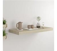Wandschap zwevend 60x23,5x3,8 cm MDF eikenkleurig323874