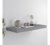 vidaXL Wandschap zwevend 60x23,5x3,8 cm MDF grijs323853 Gris G