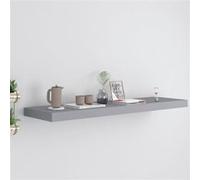 vidaXL Étagère Murale Flottante Gris 90x23,5x3,8 cm MDF