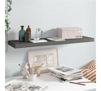 vidaXL Wandschap zwevend 90x23,5x3,8 cm MDF hoogglans grijs323796 Gris G