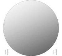 vidaXL Wandspiegel rond 60 cm glas245704 Argent G