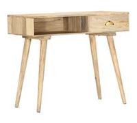 vidaXL Table console 286180 – Bois de manguier massif 90x45x75 cm