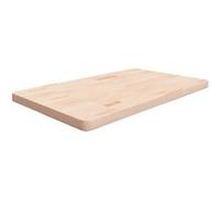 vidaXL Wastafelblad 100 x 60 x 4 cm onbehandeld massief342952 Bois G