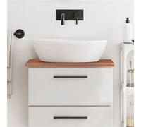 vidaXL Wastafelblad 60x40x1,5 cm massief beukenhout355999 Bois G