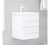 Armoire D'évier Blanc 41x38,5x48 Cm Aggloméré - Vidaxl Blanc