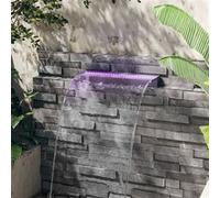 vidaXL Déversoir pour cascade avec LED RVB Acrylique 60 cm