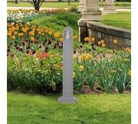 vidaXL Waterzuil met kraan steen-look lichtgrijs316183 G