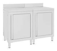 vidaXL Werktafelkast commercieel 120x60x96 cm roestvrij staal3058267 Argent G