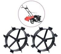 vidaXL Roues métalliques pour cultivateur à essence 6,5 ch 2 pcs