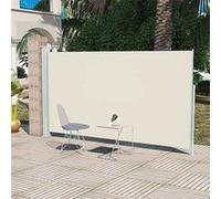 VidaXL Paravent Store vertical Patio Terrasse 160 x 300 cm Couleur Crème Blanc