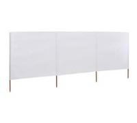 Paravent 9 Panneaux Tissu 1200x160 cm Taupe Ecran Anti-vent Abri Plage vidaXL