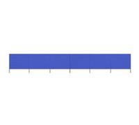 vidaXL Windscherm 6-panelen 800x160 cm stof azuurblauw47185 Bleu G
