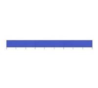 vidaXL Windscherm 9-panelen 1200x120 cm stof azuurblauw47197 Bleu G