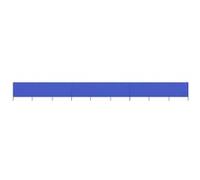 vidaXL Windscherm 9-panelen 1200x80 cm stof azuurblauw47191 Bleu G