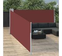 vidaXL Windscherm uittrekbaar 100x1000 cm bruin48475 Marron G