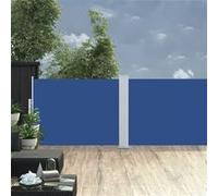 vidaXL Auvent latéral rétractable Bleu 120 x 1000 cm