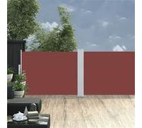 Auvent Latéral Rétractable Marron 120 X 1000 Cm