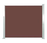 vidaXL Auvent latéral rétractable 120x300 cm Marron Brise-vue
