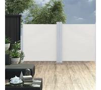 vidaXL Auvent latéral rétractable – Crème 120 x 600 cm