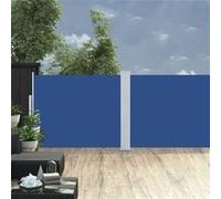 vidaXL Auvent latéral rétractable Bleu 140 x 1000 cm