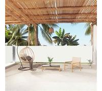 Vidaxl Auvent Latéral Rétractable Crème 140x1000 Cm