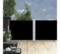 vidaXL Windscherm uittrekbaar 140x1000 cm zwart48484 Noir G