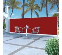 vidaXL Windscherm uittrekbaar 160x500 cm rood45463 Rouge G