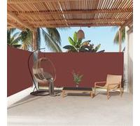 Vidaxl Auvent Latéral Rétractable Marron 160x600 Cm Marron