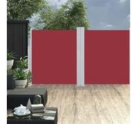 vidaXL Auvent latéral rétractable 170 x 600 cm Rouge 48471
