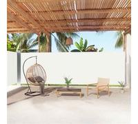 Windscherm uittrekbaar 180x1000 cm zwart318037