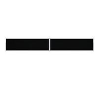 vidaXL Auvent latéral rétractable 180x1200 cm Noir