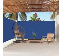 vidaXL Auvent latéral rétractable Bleu 180x600 cm