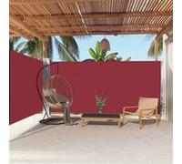 Windscherm uittrekbaar 180x600 cm rood318005