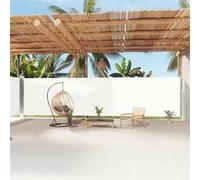 Windscherm uittrekbaar 200x1200 cm crÃmekleurig318079