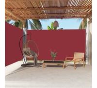 Vidaxl Auvent Latéral Rétractable Rouge 200x600 Cm Rouge
