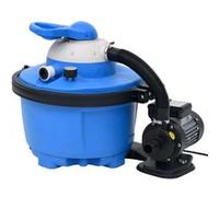 Zandfilterpomp 200 W 25 L 385x620x432 mm blauw en zwart92799