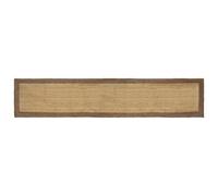 vidaXL Zjxsneh Tapis rectangulaire moderne en jute fait à la main Style intérieur de luxe Gris 80 x 400 cm